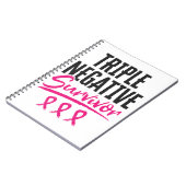 三重陰性生存者TNBC乳がん ノートブック (左側)