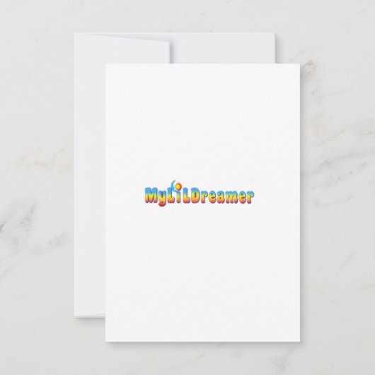 三重項のためのベビーシャワーの招待 招待状 (裏面)