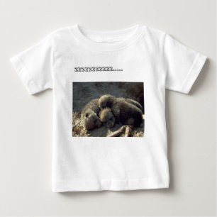 三重項のオオカミ子犬のonsie ベビーTシャツ