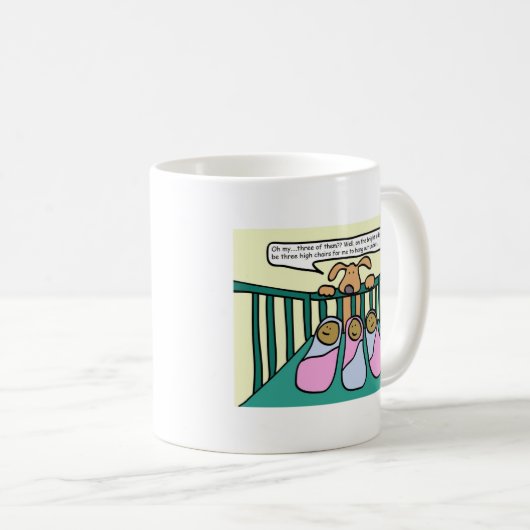 三重項のコーヒー・マグ コーヒーマグカップ (正面右)