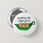 三重項の伯母さん 缶バッジ (正面&裏面)