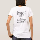 三重Dのキャンプの女性タンク Tシャツ (裏面)