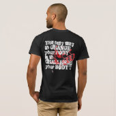 三重Dのキャンプの黒w/Mask T Tシャツ (裏面フル)