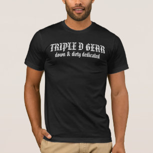 三重Dのギア、及び汚れた熱心 Tシャツ