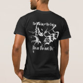 三重Dのギア、及び汚れた熱心 Tシャツ (裏面)