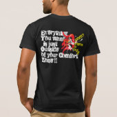 三重Dのフィットネス及び調節の黒いT Tシャツ (裏面)