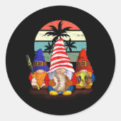 三野球格言ソフトボール格言おもしろいスポーツB ラウンドシール (正面)