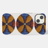 三金ゴールドの花 iPhoneケース (裏面横)