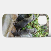 **『三銃士たち：小さな灰色のカワウソの三尾 Case-Mate iPhoneケース (裏面 (横))