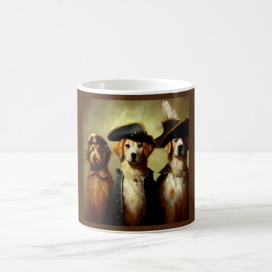 三銃士の犬 コーヒーマグカップ (中央)