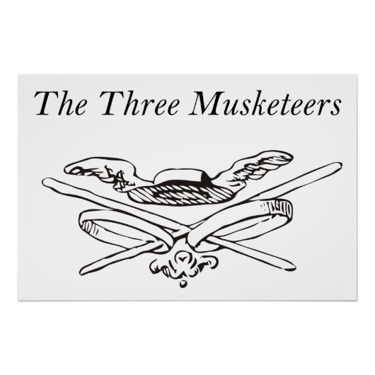 三銃士の英雄 – アレクサンドル・デュマ ポスター (正面)