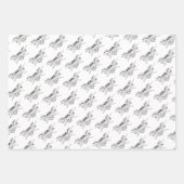 三銃士の誕生日パーティー ラッピングペーパーシート (正面)