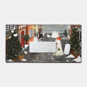 三隻 デスクマット (キーボード&マウス)