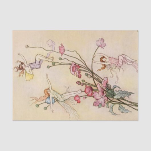 『三霊不機嫌と喜び』(ワーウィック・ゴブル) 薄葉紙 (正面)