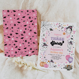 三霊 |女の子ハロウィーン幽霊3日 招待状