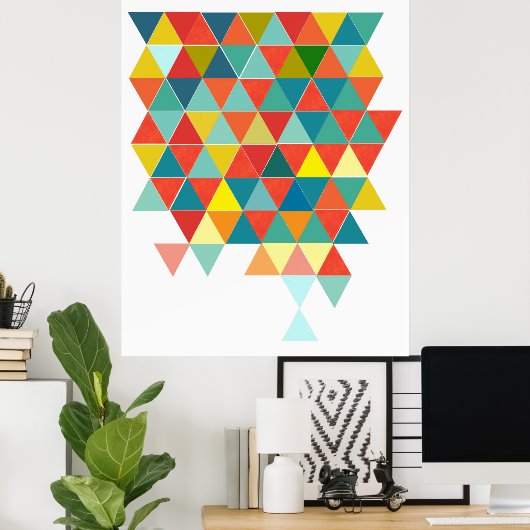 三面ポスター ポスター (ホームオフィス)