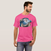 三頭のキャピバラと月 Tシャツ (正面フル)