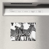 三頭のシマウマの絵 マグネット (インサイチュ (食洗機))