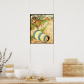 三頭の小豚:オオカミを恐れた ポスター (キッチン)