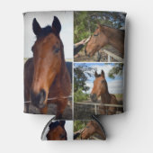 三頭の茶色の馬 缶クーラー (正面)