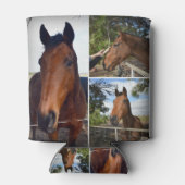 三頭の茶色の馬 缶クーラー (裏面)