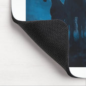 三頭の馬と月 マウスパッド (コーナー)