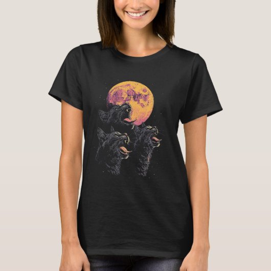 三頭猫 Tシャツ (正面)