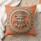 三顔プリント クッション (ブランケット)