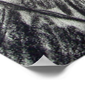 三顔金属病木炭スケッチ ポスター (角)