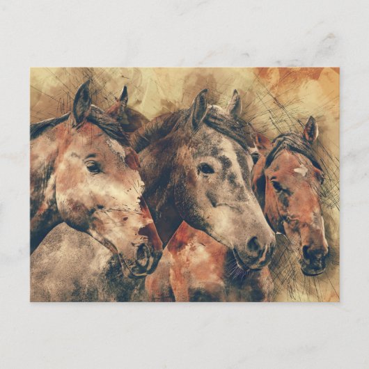 三馬葉書 ポストカード (正面)