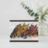 三馬葉書 ポストカード (スタンド正面)