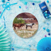 三馬、南西、75th誕生日パーティー ペーパープレート (パーティー)