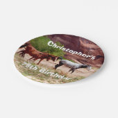 三馬、南西、75th誕生日パーティー ペーパープレート (アングル)