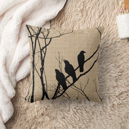 三鳥まくら クッション (ブランケット)