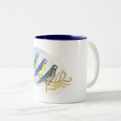 三鳥 ツートーンマグカップ (正面右)