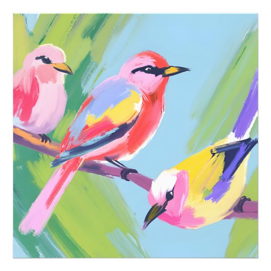 三鳥 フォトプリント            (正面)