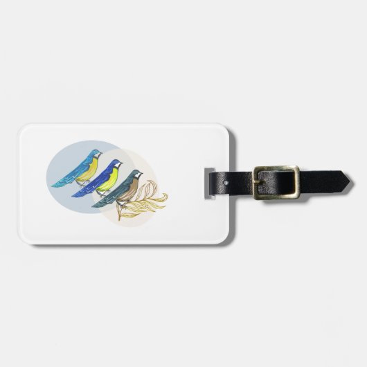 三鳥 ラゲッジタグ (正面横)