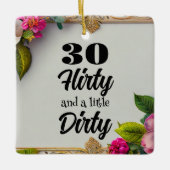 三〇セラ気のあるそぶりをしたミックオーナメント セラミックオーナメント (正面)