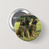 三 – ドイツの羊飼い 缶バッジ (正面&裏面)