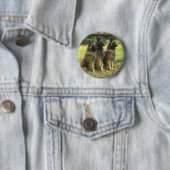 三 – ドイツの羊飼い 缶バッジ (インサイチュ)