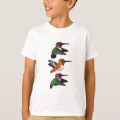 (三)航行中の鳥類 Tシャツ (正面)