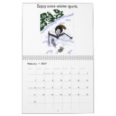 三ing運動カレンダーがあるため カレンダー (2月 2027)