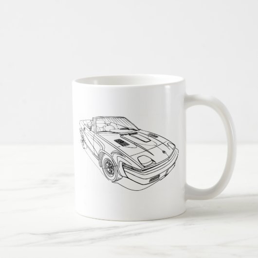 三TR7 conv コーヒーマグカップ (右)