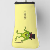 上おもしろい帽子漫画のカエル ゴルフヘッドカバー (回転90)