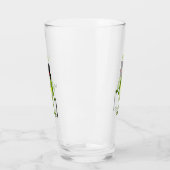 上おもしろい帽子漫画のカエル タンブラーグラス (左)