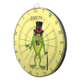 上おもしろい帽子漫画のカエル ダーツボード (正面右)