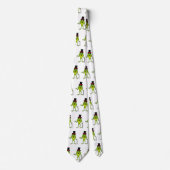 上おもしろい帽子漫画のカエル ネクタイ (正面)