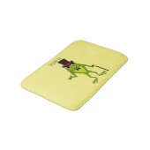 上おもしろい帽子漫画のカエル バスマット (アングル)