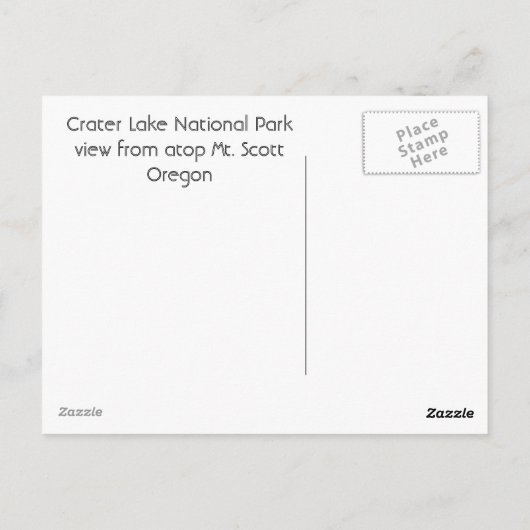 上および外 ポストカード (裏面)