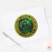 上からのカオスの調整 ラウンドシール (封筒)